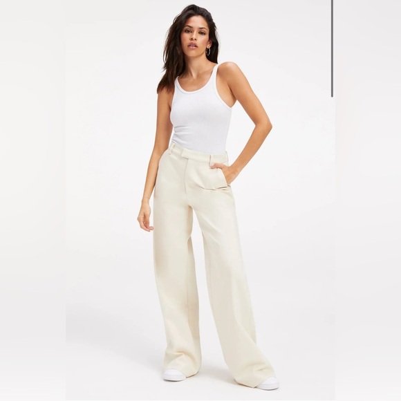 Good American WOVEN TROUSER 2.0 - Picture 1 of 7